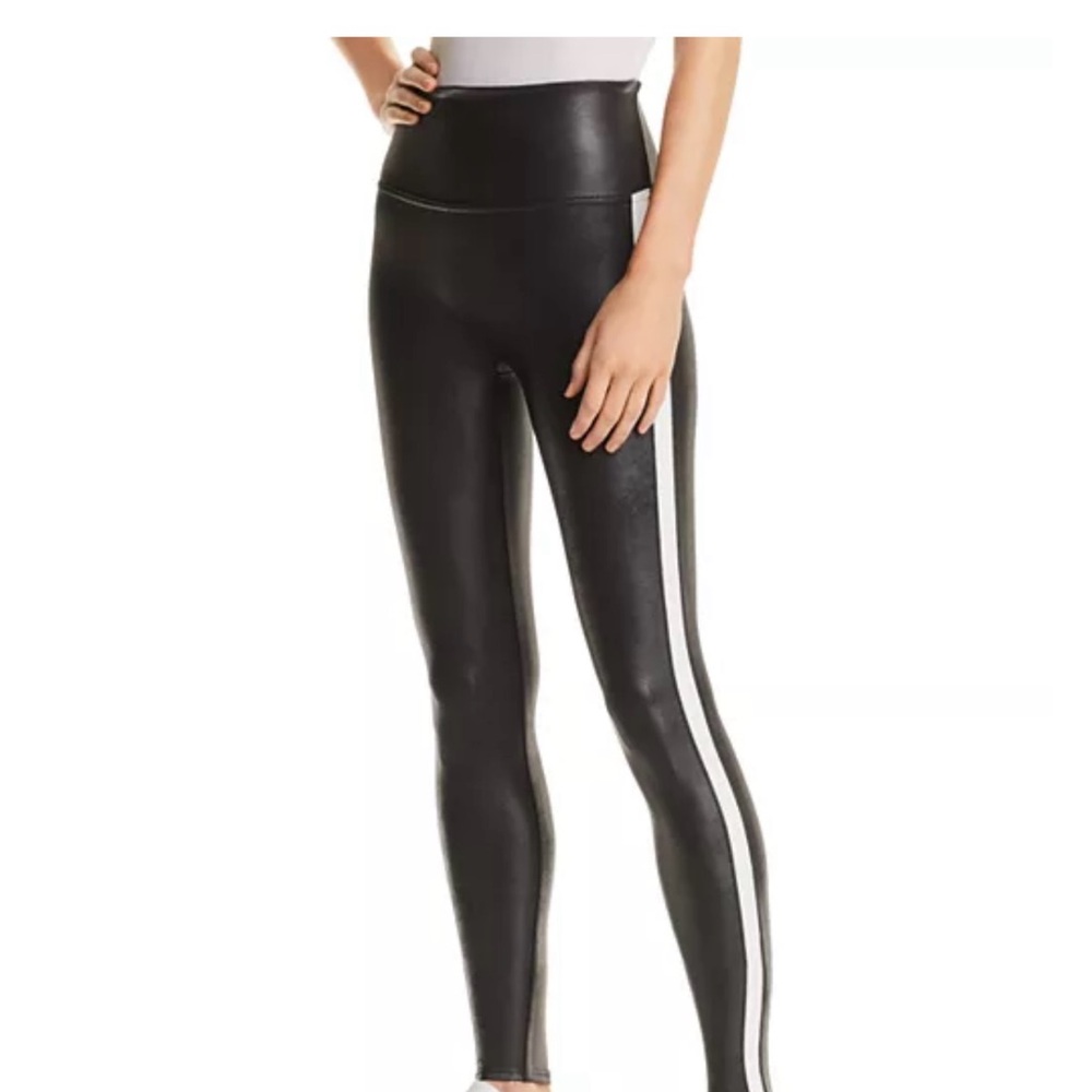 SPANX faux leather, Med, ankle length.